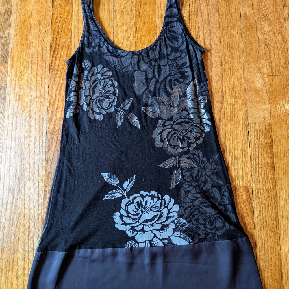 Express Black and Gray Sleeveless Dress